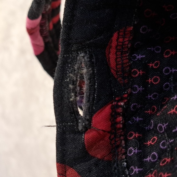 VNTG Handmade Red Hat Society Bag & LGG Shirt Bundle - Picture 9 of 16